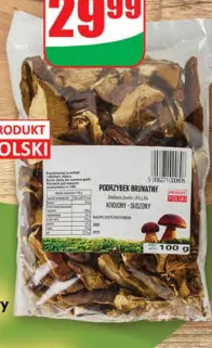 Grzyby suszone krojone