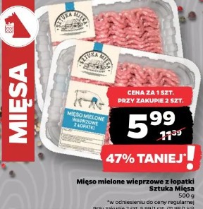Mięso mielone wieprzowe z łopatki Sztuka Mięsa