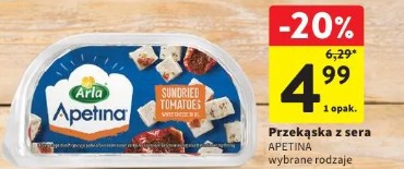 Przekąska z sera Apetina