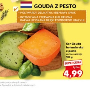 Ser Gouda holenderska z pesto