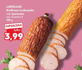 Lukullus Kiełbasa krakowska lub żywiecka bez dodatku E