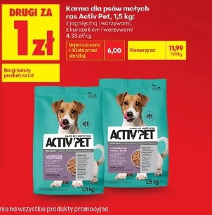 Karma dla psów małych ras Activ Pet, 1,5 kg