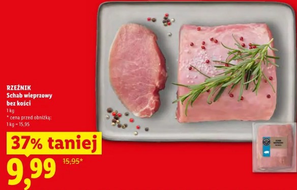 Rzeźnik Schab wieprzowy bez kości