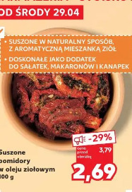 Suszone pomidory w oleju ziołowym