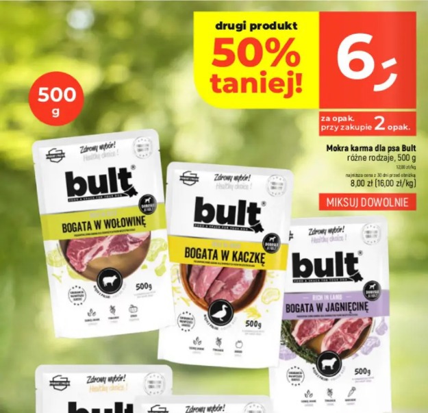 Mokra karma dla psa Bult