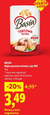 Mąka pszenna tortowa typ 405 Basia