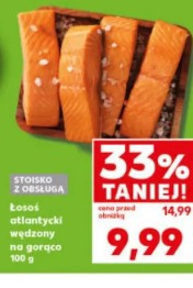 Łosoś atlantycki wędzony na gorąco