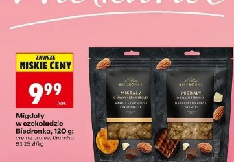 Migdały w czekoladzie Biedronka