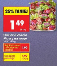 Cukierki Zozole Mussy na wagę