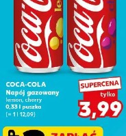 Coca-Cola Napój gazowany lemon, cherry
