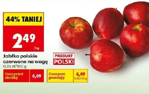 Jabłko polskie czerwone na wagę