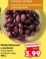 Oliwki Kalamata z pestkami