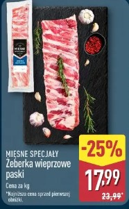 Mięsne specjały Żeberka wieprzowe paski