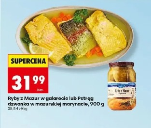 Ryby z Mazur w galarecie lub Pstrąg dzwonka w mazurskiej marynacie