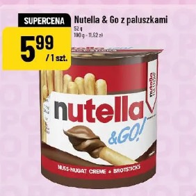 Nutella & Go z paluszkami
