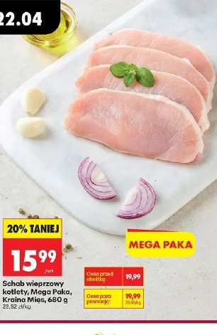 Schab wieprzowy kotlety, Mega Paka, Kraina Mięs