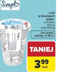 Lód w kostkach Simpl