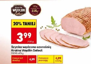 Szynka wędzona czereśnią Kraina Wędlin Select