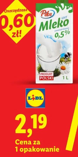 Pilos Mleko UHT 0,5%
