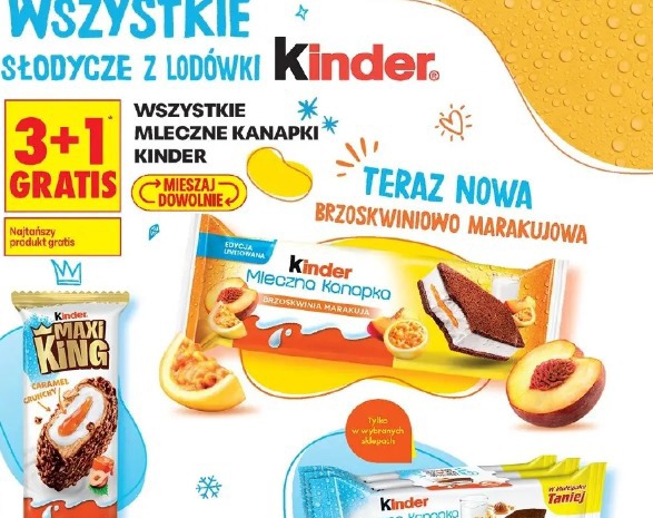 Wszystkie słodycze z lodówki Kinder