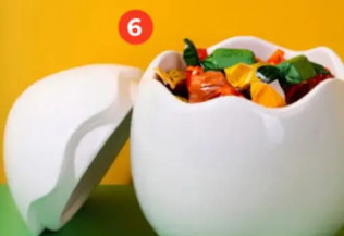 Ceramiczny pojemnik na słodycze