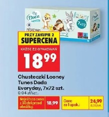 Chusteczki Looney Tunes Dada Everyday, 7x72 szt.
