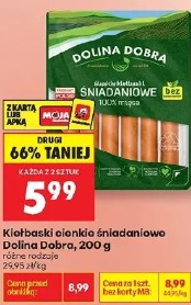 Kiełbaski cienkie śniadaniowe Dolina Dobra