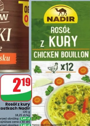 Rosół z kury w kostkach Nadir