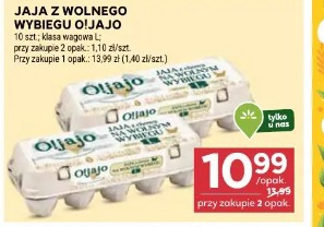 Jaja z wolnego wybiegu O!Jajo