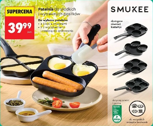 Smukee patelnia do słodkich i wytrawnych posiłków