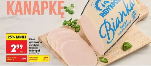 Pierś gotowana z indyka Bianka Indykpol