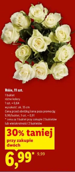 Róże, 11 szt.