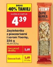 Zapiekanka z pieczarkami i serem Yeemy