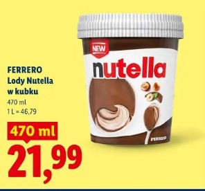 Ferrero Lody Nutella w kubku