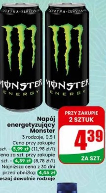 Napój energetyzujący Monster