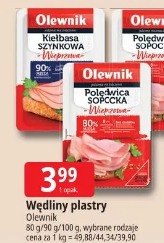 Wędliny plastry Olewnik