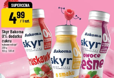 Skyr Bakoma 0% dodatku cukru