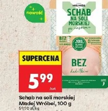 Schab na soli morskiej Młodej Wróbel