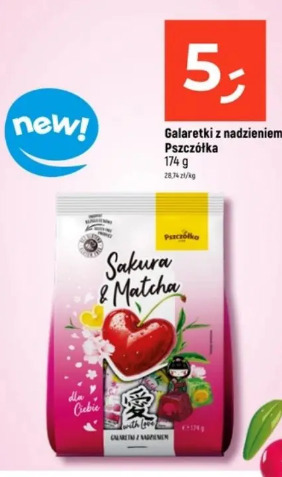 Galaretki z nadzieniem Pszczółka