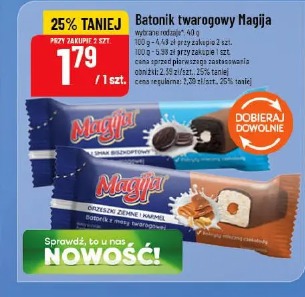 Batonik twarogowy Magija