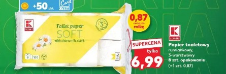 K-Classic Papier toaletowy rumiankowy 3-warstwowy