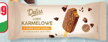 Lody na patyku karmelowe z sosem Deliss