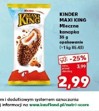 Kinder Maxi King Mleczna kanapka