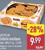 Gotszlik Gofrki maślane