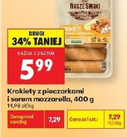 Krokiety z pieczarkami i serem mozzarella Nasze Smaki