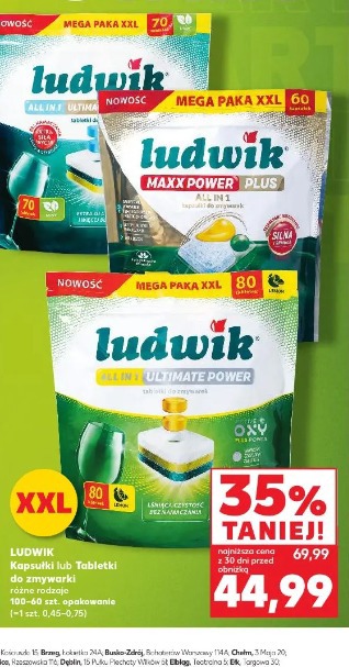 Ludwik Kapsułki lub Tabletki do zmywarki