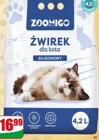 Żwirek dla kota silikonowy Zoomigo