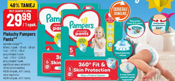 Pieluchy Pampers Pants