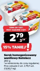 Serek homogenizowany waniliowy Rolmlecz