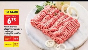 Mięso mielone z łopatki wieprzowej i wołowiny Kraina Mięs